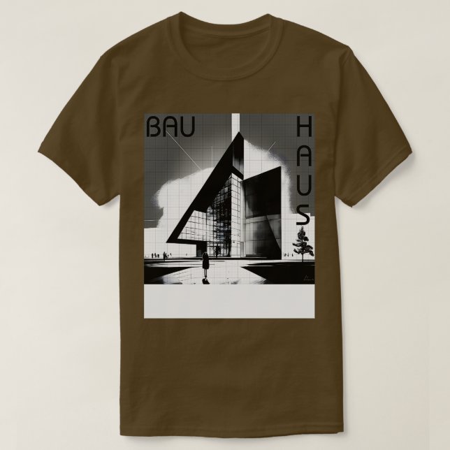 Artsy Architecture 04 BW T-Shirt (Design Front)