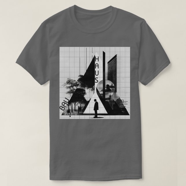 Artsy Architecture 06 BW T-Shirt (Design Front)