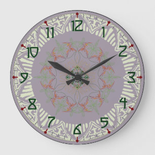 Artsy Art Deco Clock