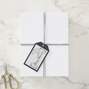 Artsy Baby Shower Gift Tags