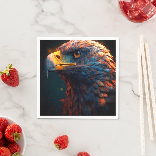 Artsy Bird Napkin (Insitu)