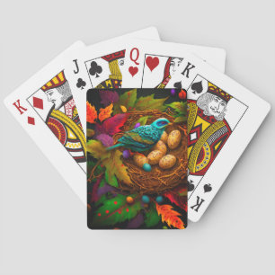 Artsy Bird Playing Cards