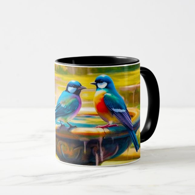 Artsy Birds Mug (Front Right)