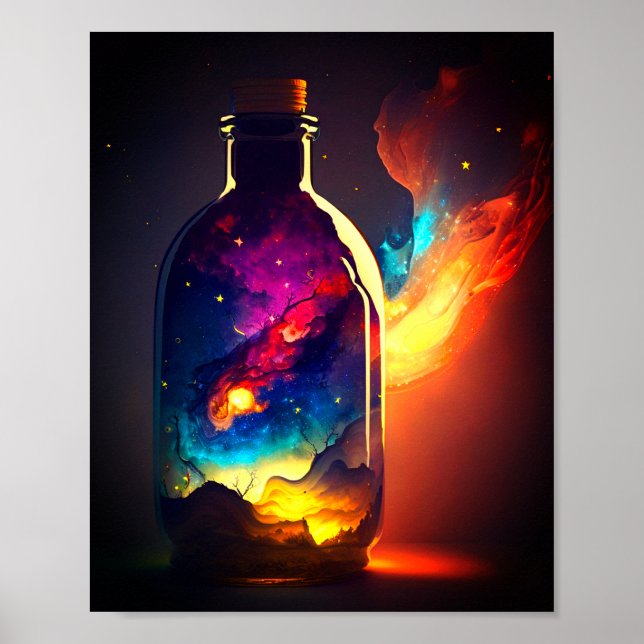 Artsy Bottle Poster (Front)