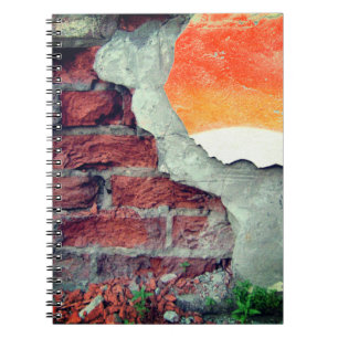 Artsy Brick Wall Notebook