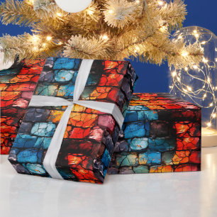 Artsy Brick Wall Wrapping Paper