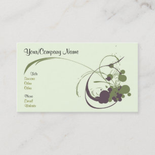 Artsy business card