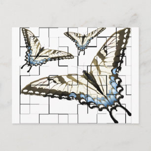 Artsy Butterflies Postcard