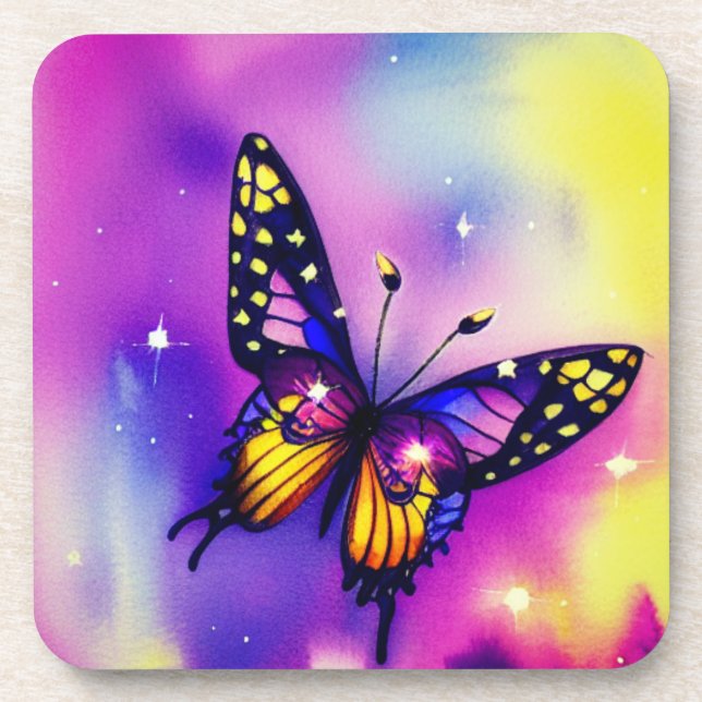 Artsy Butterfly Coaster (Front)