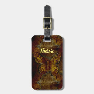 Artsy Butterfly Luggage Tag