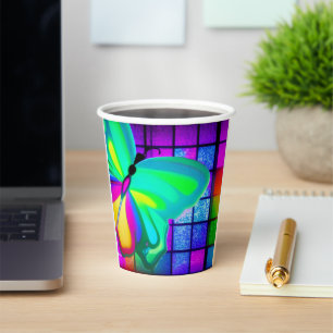 Artsy Butterfly Paper Cups