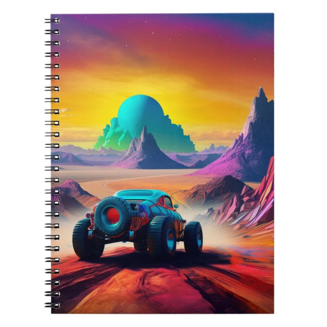 Artsy Car Notebook (Front)