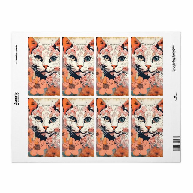 Artsy Cat (Full Sheet)