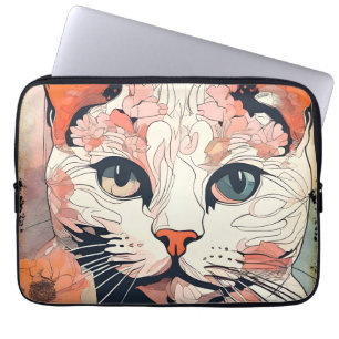 Artsy Cat Laptop Sleeve