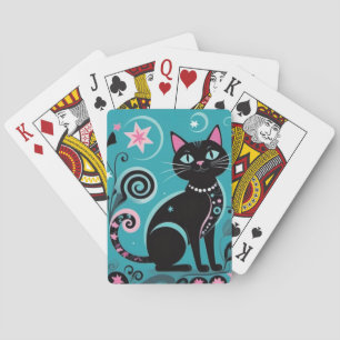 Artsy Cat Playing Cards