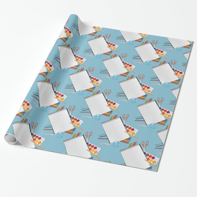 Artsy Craft Supplies Wrapping Paper (Unrolled)