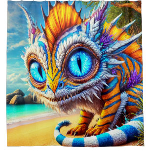 Artsy Creature Shower Curtain
