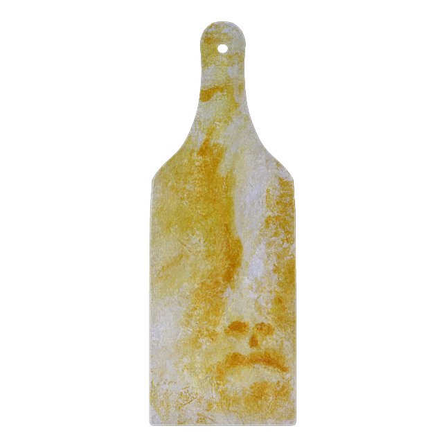 Artsy Decorative Glass Cutting Board Paddle! (Front)