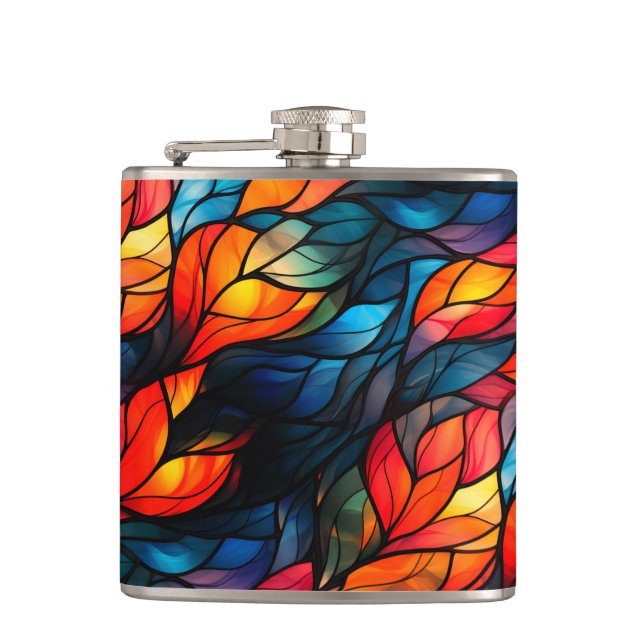 Artsy Design Hip Flask (Front)