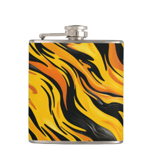 Artsy Design Hip Flask