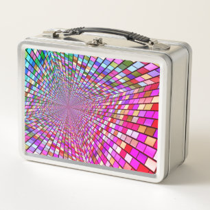 Artsy Design Metal Lunch Box