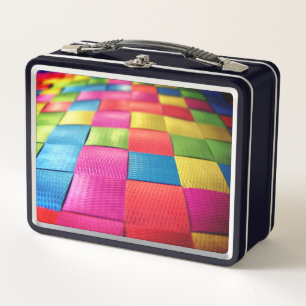 Artsy Design Metal Lunch Box