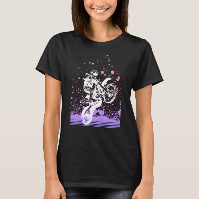 Artsy Dirt Bike T-Shirt (Front)