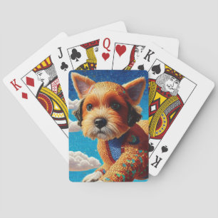 Artsy Dog Playing Cards