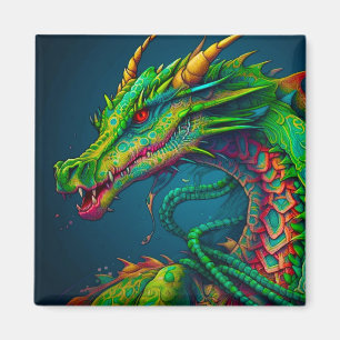 Artsy Dragon Magnet