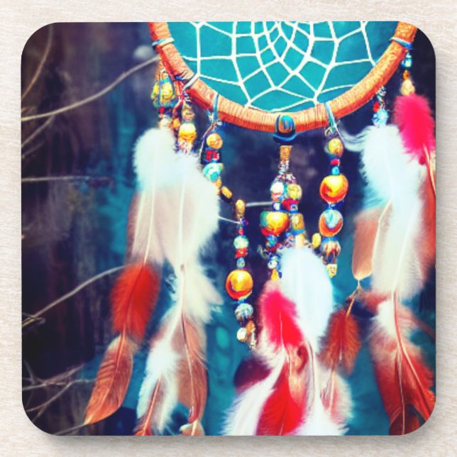 Artsy Dream Catcher Coaster (Front)