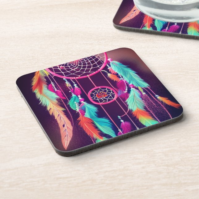 Artsy Dream Catcher Coaster (Left Side)