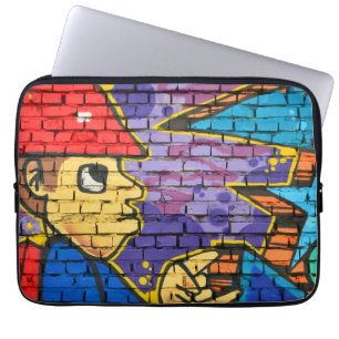 Artsy engineer graffiti Cool wall art Laptop Sleeve