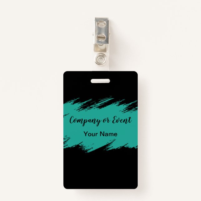 Artsy Event Badges ID Badge (Front with Clip)