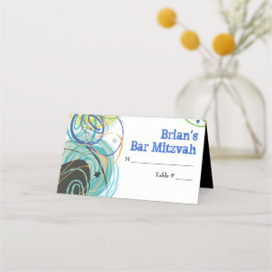 ARTSY FARTSY Bat Mitzvah Seating Escort Place Card