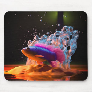 Artsy Fish Mouse Pad