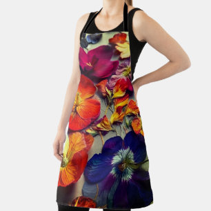 Artsy Flowers Apron