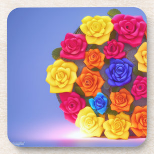 Artsy Flowers Coaster