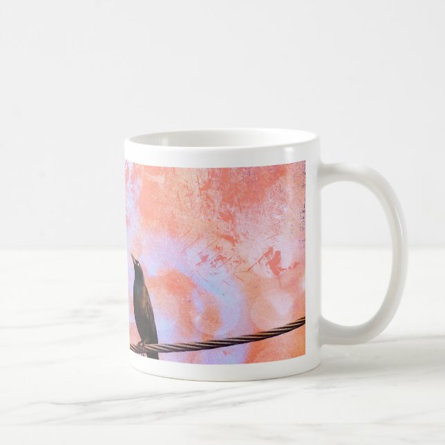 Artsy Grackle Coffee Mug (Right)