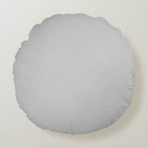 Artsy Grey Grainy Texture Round Cushion