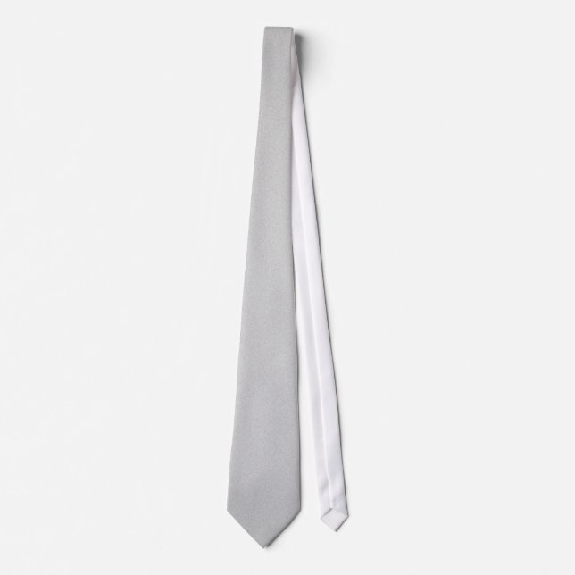 Artsy Grey Grainy Texture Tie (Front)
