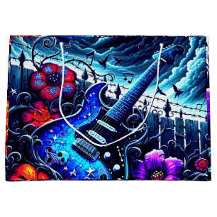 Artsy Guitar Large Gift Bag