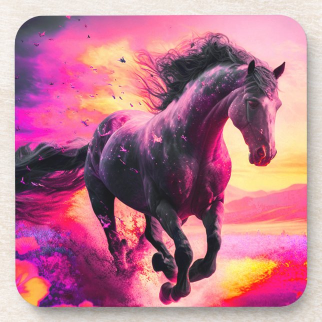 Artsy Horse Coaster (Front)