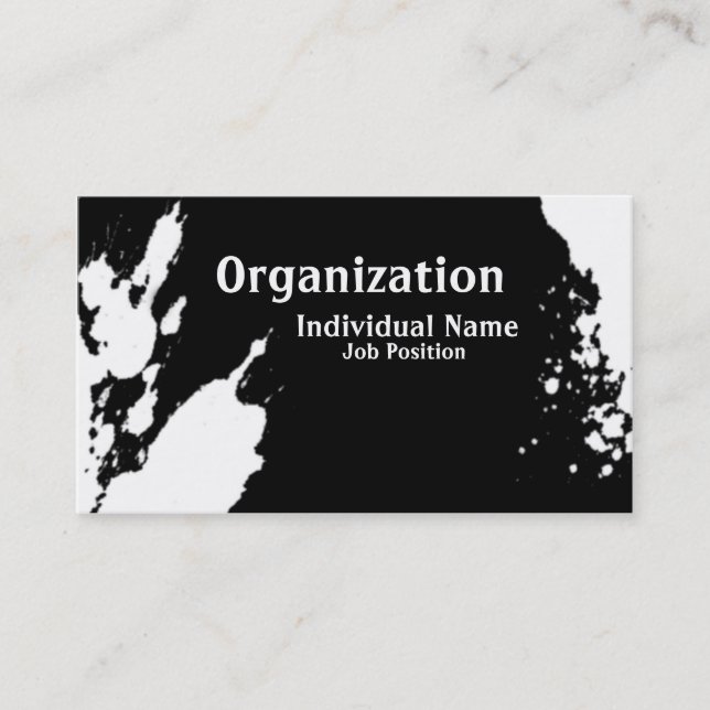 Artsy Ink Business Card (Front)