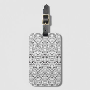 Artsy Inspired Design Luggage Tag
