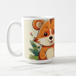 Artsy Jungle Joy: Cute Creatures in Colour Coffee Mug