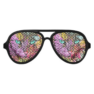 Artsy Kitty Cat Aviator Sunglasses