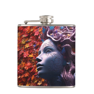 Artsy Lady Hip Flask