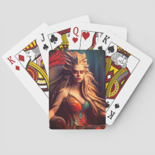 Artsy Lady Playing Cards
