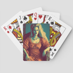 Artsy Lady Playing Cards