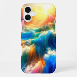 Artsy Ocean Waves Phone Case